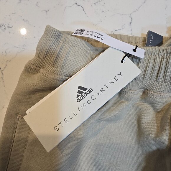 Brand New adidas by Stella McCartney Regular Sweatpants Beige IK9128 XXS/XS NEW - Picture 8 of 16